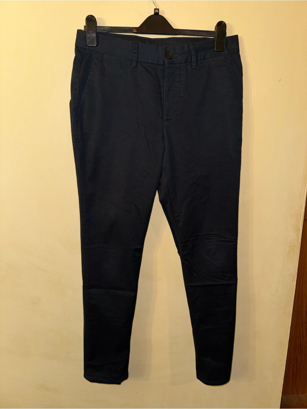Allsaints Felix Chinos in Navy, Size 30